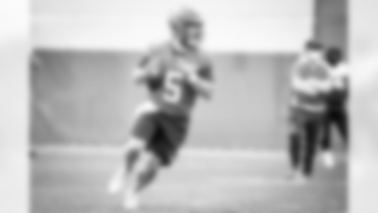 Quarterback Case Keenum (5) during practice on October 14, 2020