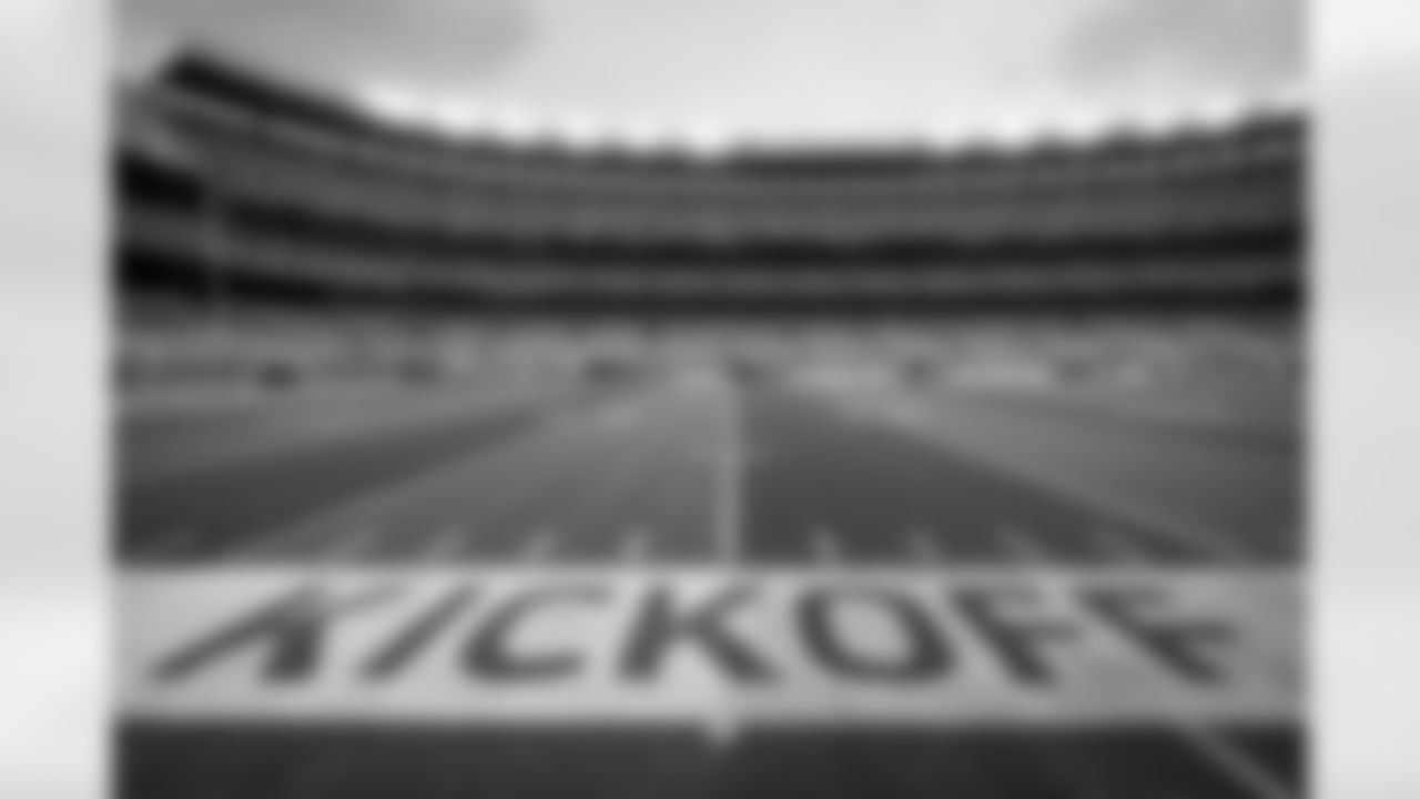 The stadium before a NFL football game between the Cincinnati Bengals and Cleveland Browns on September 10, 2023 at Cleveland Browns Stadium.