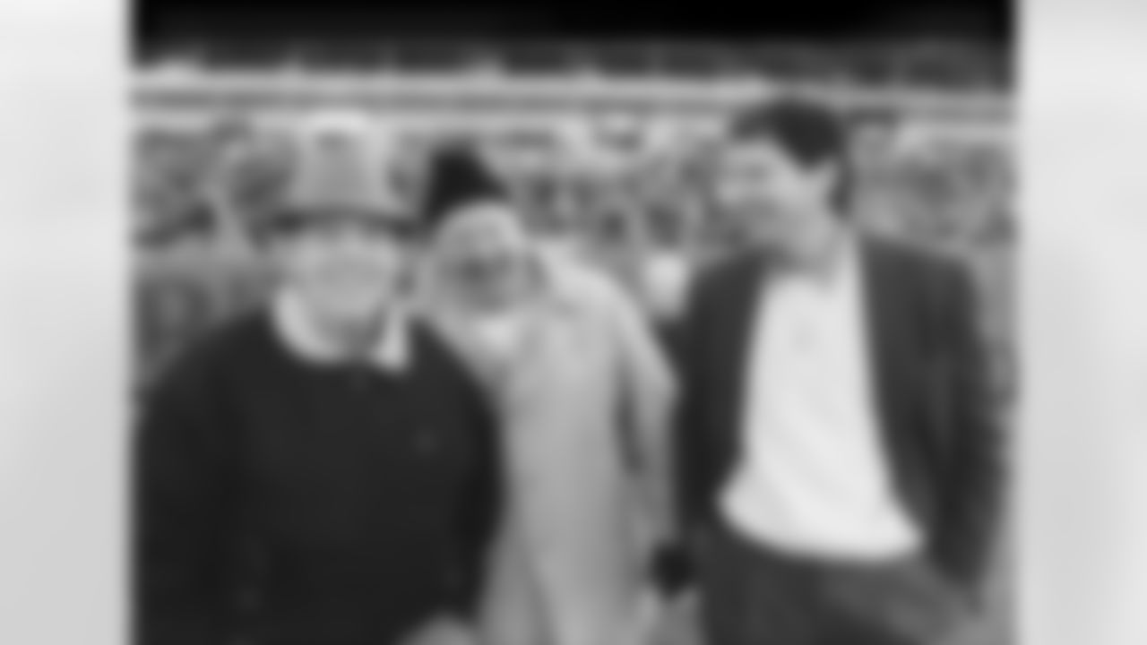 (Left to right) Otto Graham, Bob Gain, and Bernie Kosar.