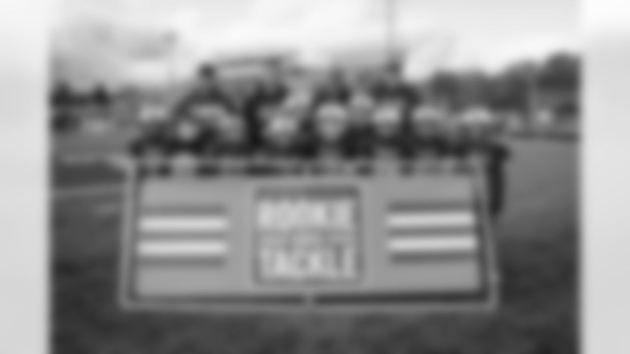 Browns Rookie Tackle Takeover Ohio Gridiron at Revere High School on October 15, 2022.