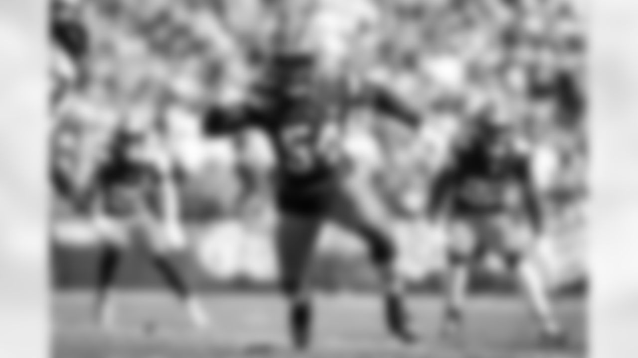 Defensive end Ogbo Okoronkwo (54) during a NFL football game between the Baltimore Ravens and Cleveland Browns on October 1, 2023 at Cleveland Browns Stadium.
