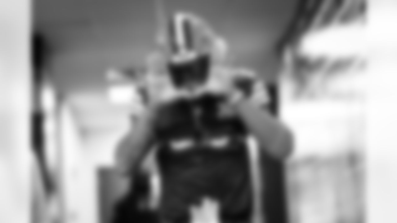 A player before a NFL football game between the Cincinnati Bengals and Cleveland Browns on September 10, 2023 at Cleveland Browns Stadium.