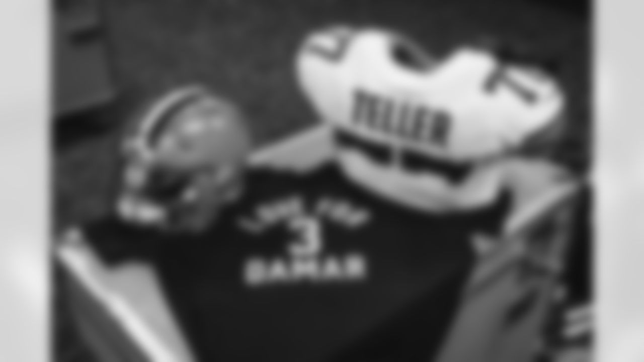 The locker room before a NFL football game between the Cleveland Browns and Pittsburgh Steelers on January 8, 2023 at Acrisure Stadium.