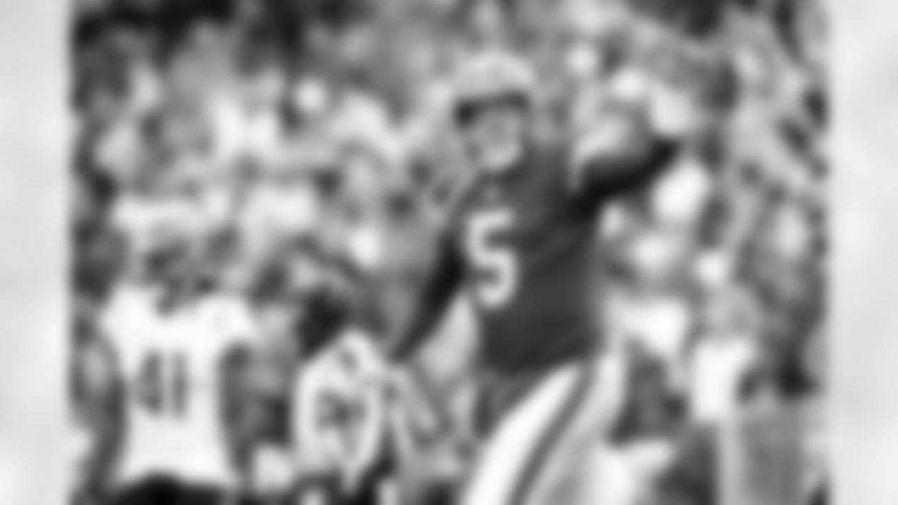 Quarterback Case Keenum (5) during a NFL football game between the Cincinnati Bengals and Cleveland Browns on January 9, 2022 at FirstEnergy Stadium. The Browns won 21-16.