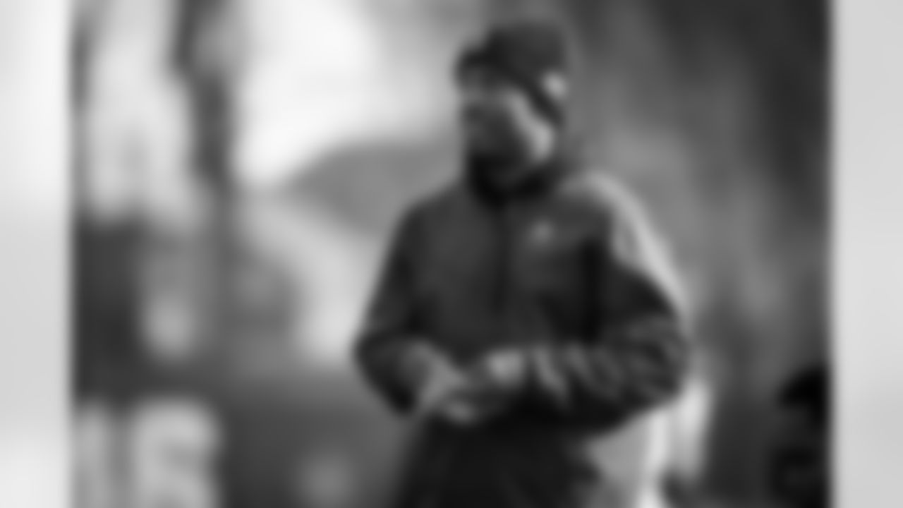 Assistant Special Teams Coach Stephen Bravo-Brown during practice at CrossCountry Mortgage Campus on December 29, 2022.