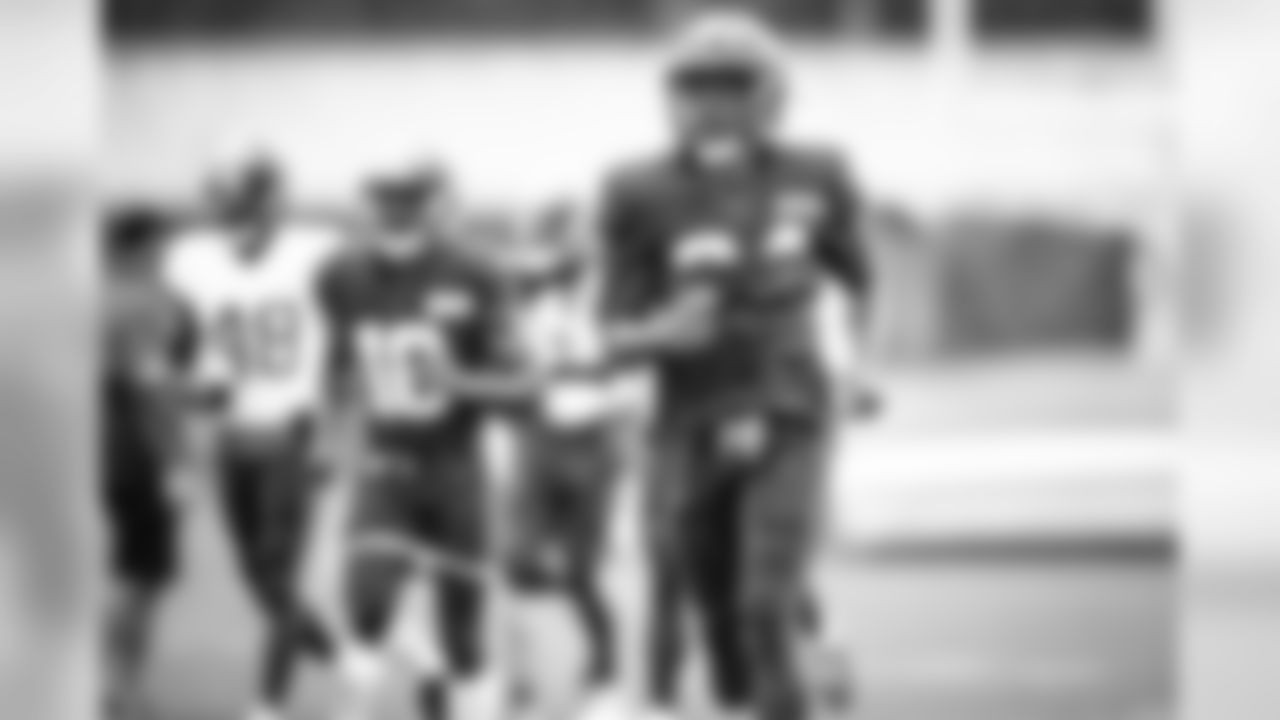 Wide receiver Ja'Marcus Bradley (84) during practice on August 17, 2020
