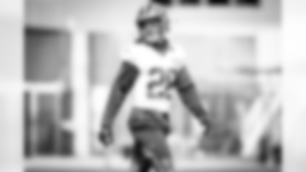 Cornerback Kevin Johnson (28) during practice on September 21, 2020