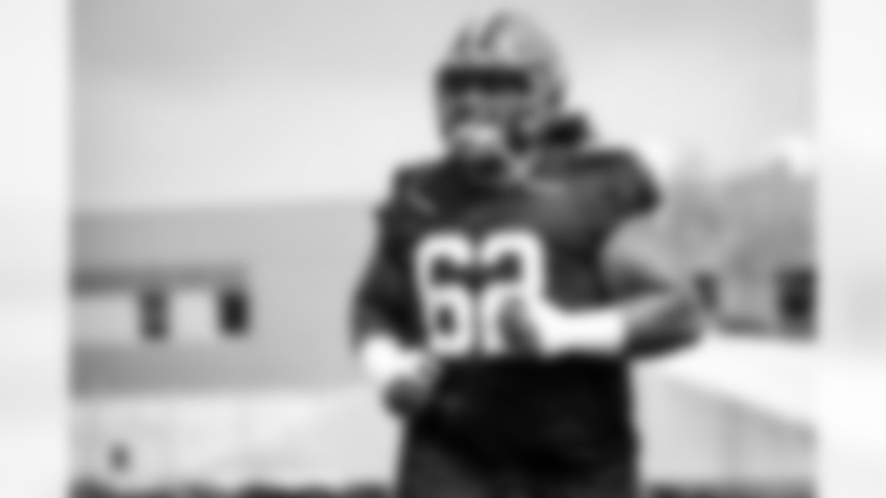 Defensive tackle Siaki Ika (62) during a field workout at CrossCountry Mortgage Campus on July 20, 2023.