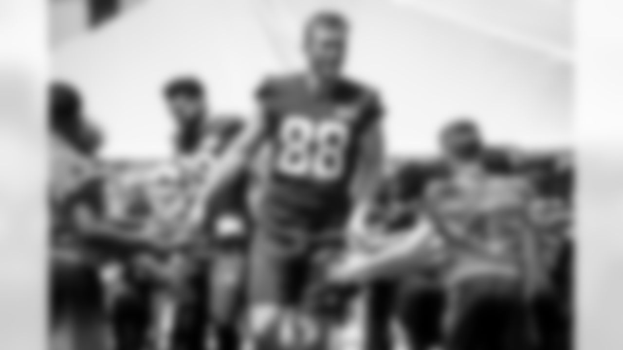 Tight end Harrison Bryant (88) during the seventh day of training camp at CrossCountry Mortgage Campus on August 3, 2022.