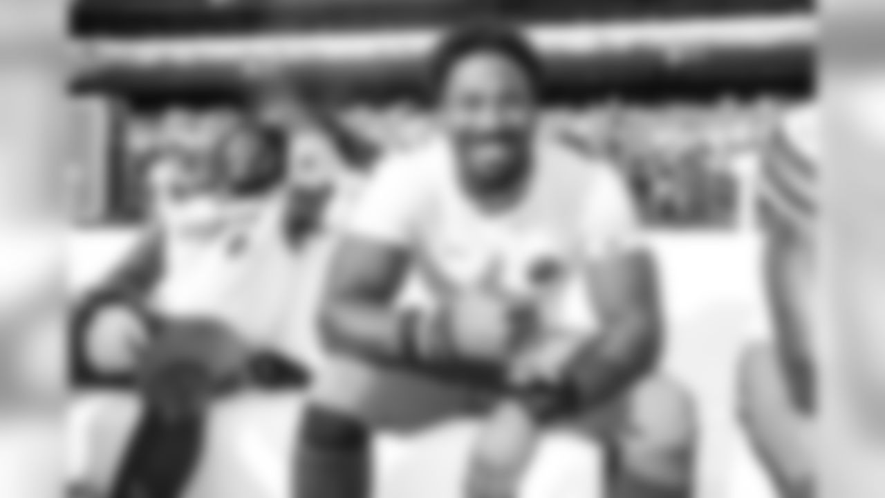 Check out our favorite photos of David Njoku and Myles Garrett