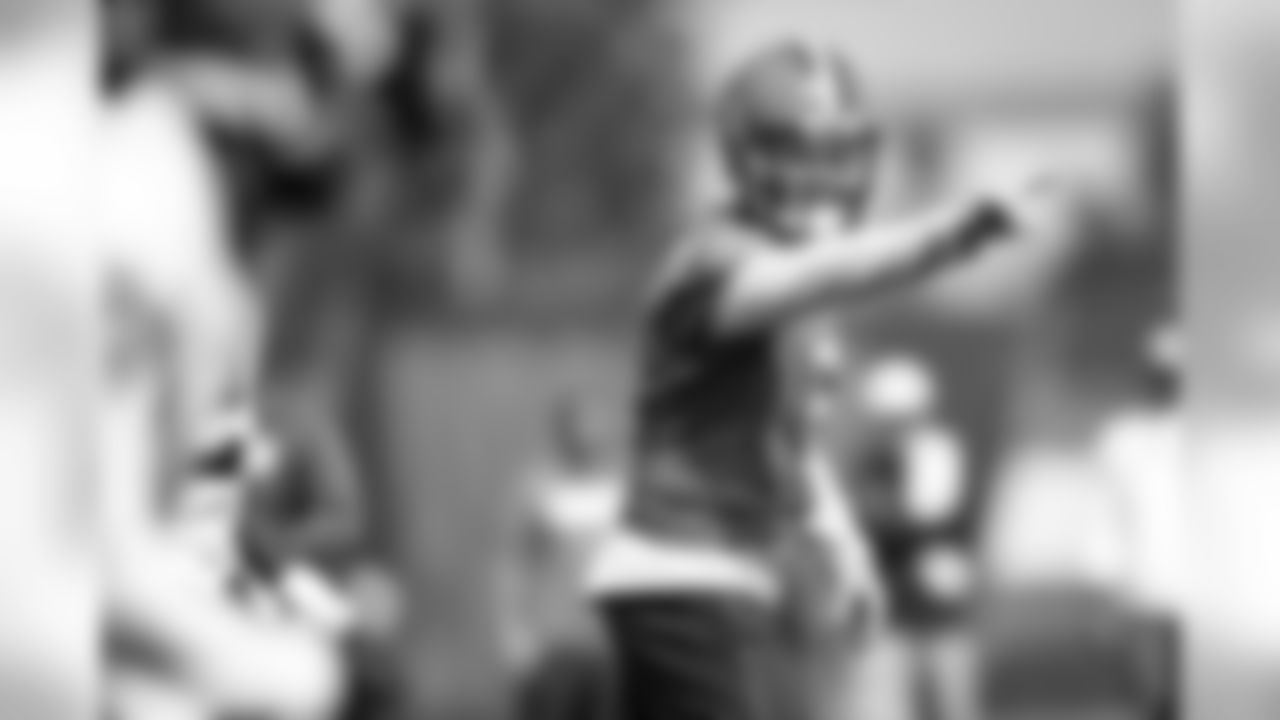 Quarterback Baker Mayfield (6) during practice on September 10, 2019.