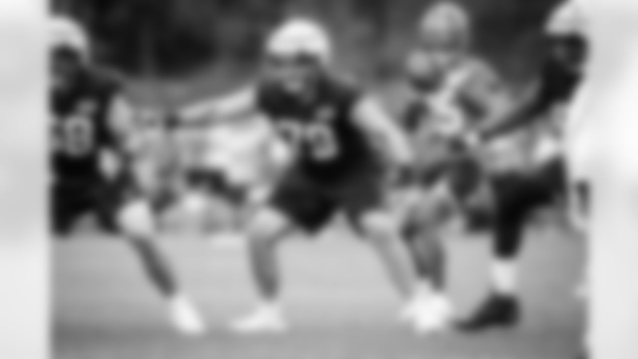 Offensive tackle Drew Forbes (79) during the fourteenth day of training camp at CrossCountry Mortgage Campus on August 16, 2022.
