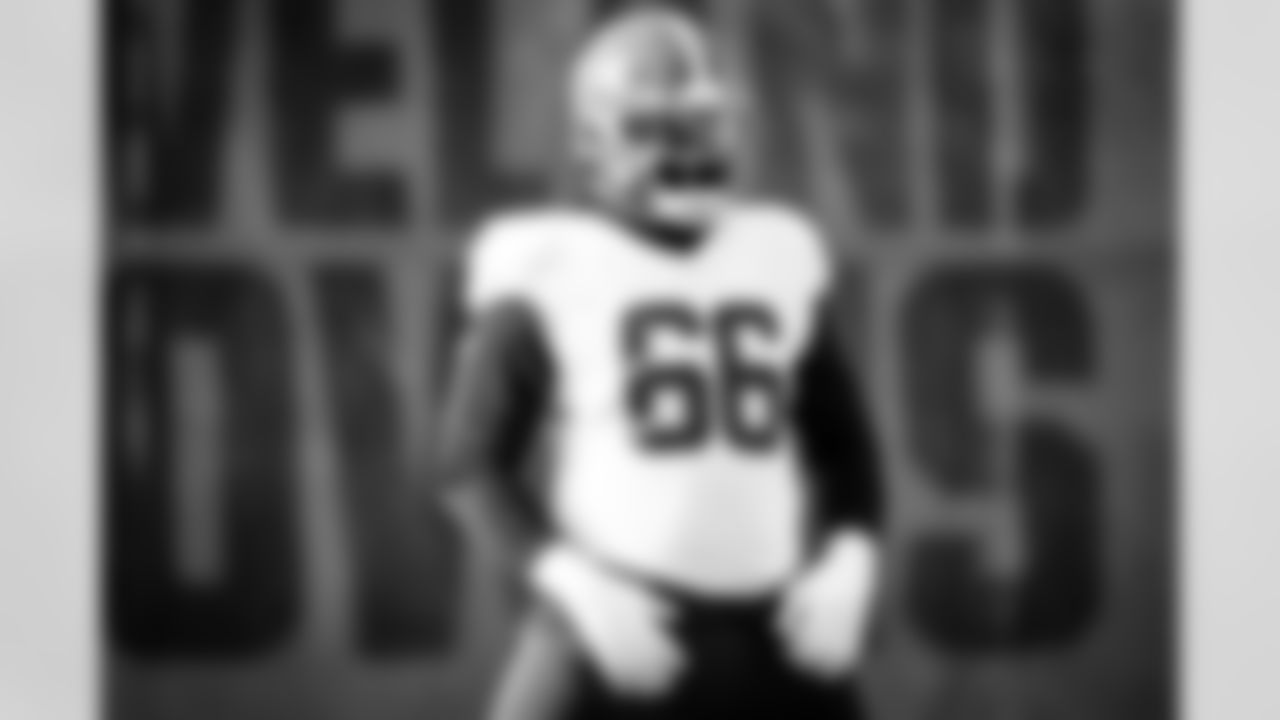Offensive tackle James Hudson III (66) during practice on November 24, 2021.