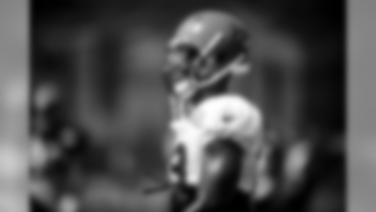 Wide receiver Dorian Baker (19) during the eighteenth day of camp on August 20, 2019.