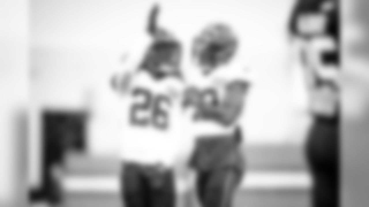 Cornerback Greedy Williams (26) and Safety Grant Delpit (22) during practice on August 17, 2020