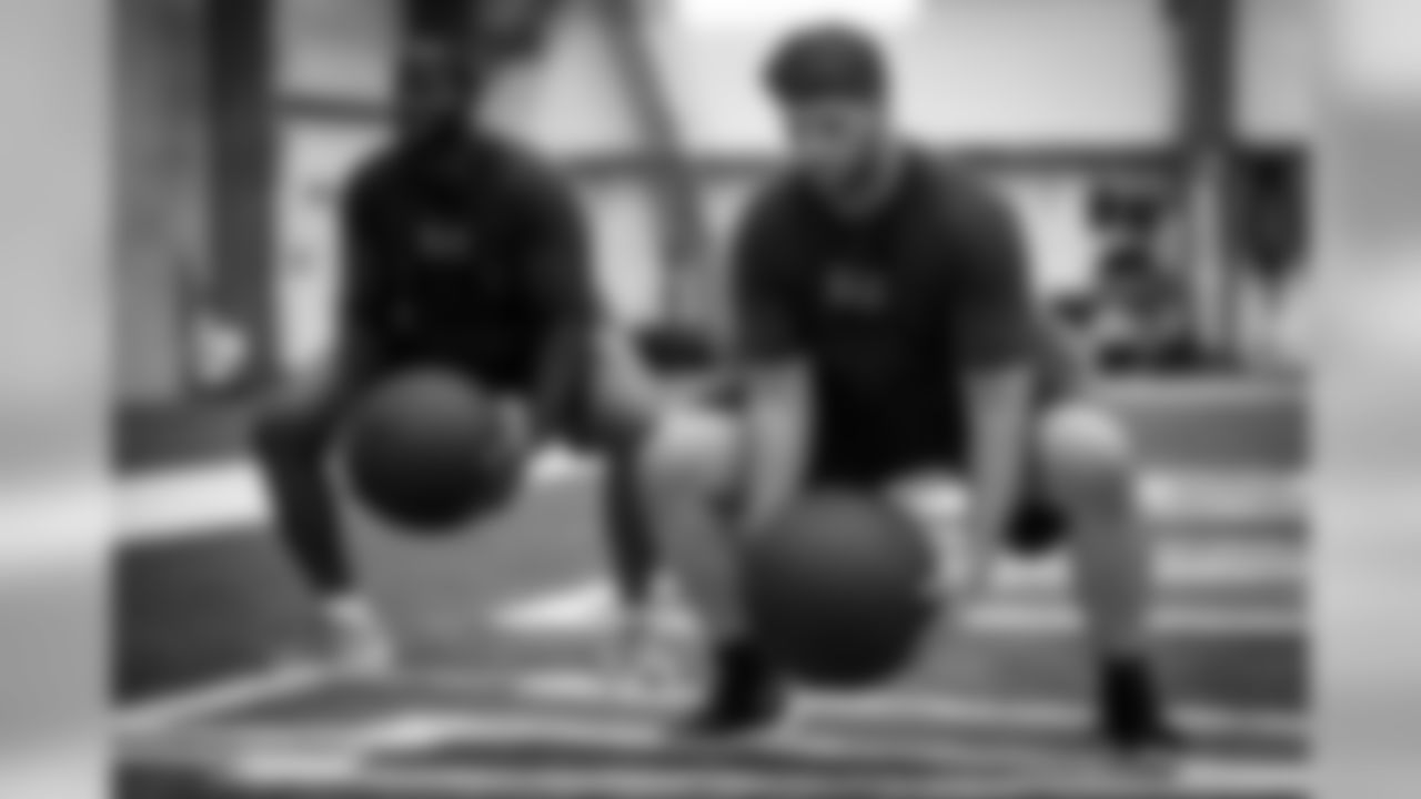 Rookies working out on May 22, 2019.