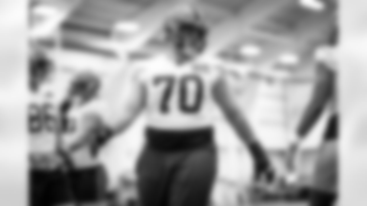 Offensive guard Drew Forbes (70) during practice at CrossCountry Mortgage Campus on January 4, 2023.