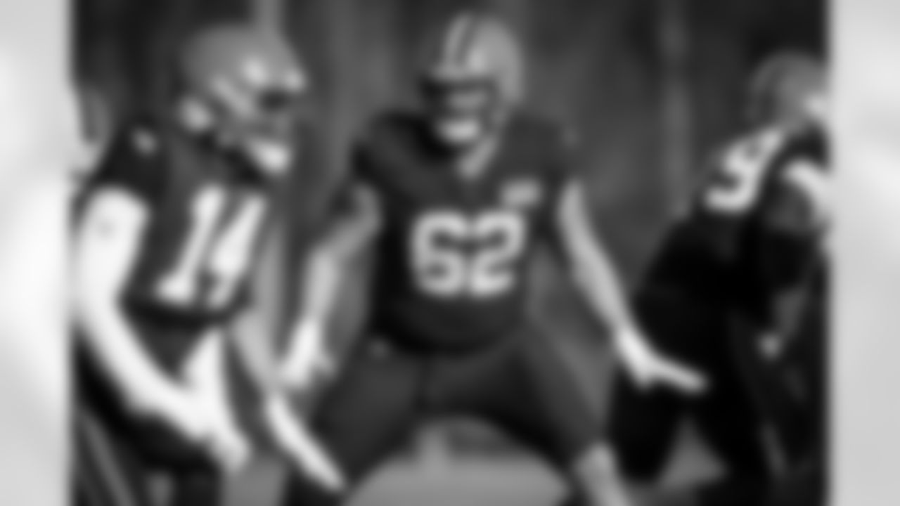 Offensive tackle Will Holden (62) during practice at CrossCountry Mortgage Campus on November 23, 2022.