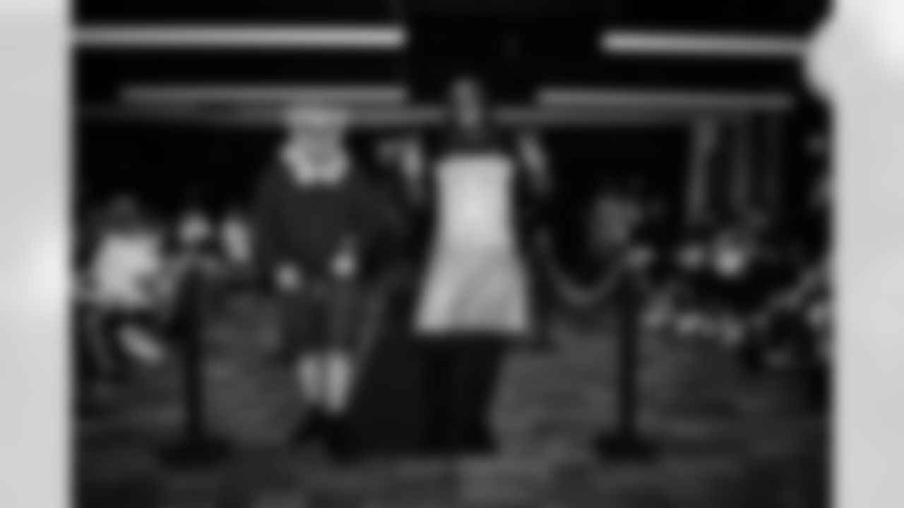Jacoby Brissett's Halloween Fashion Show on October 24, 2022 in the Kardiac Club of FirstEnergy Stadium.