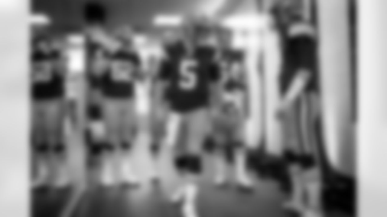 Quarterback Case Keenum (5) before a NFL football game between the Denver Broncos and Cleveland Browns on Thursday Night Football on October 21, 2021 at FirstEnergy Stadium. The Browns won 17-14.