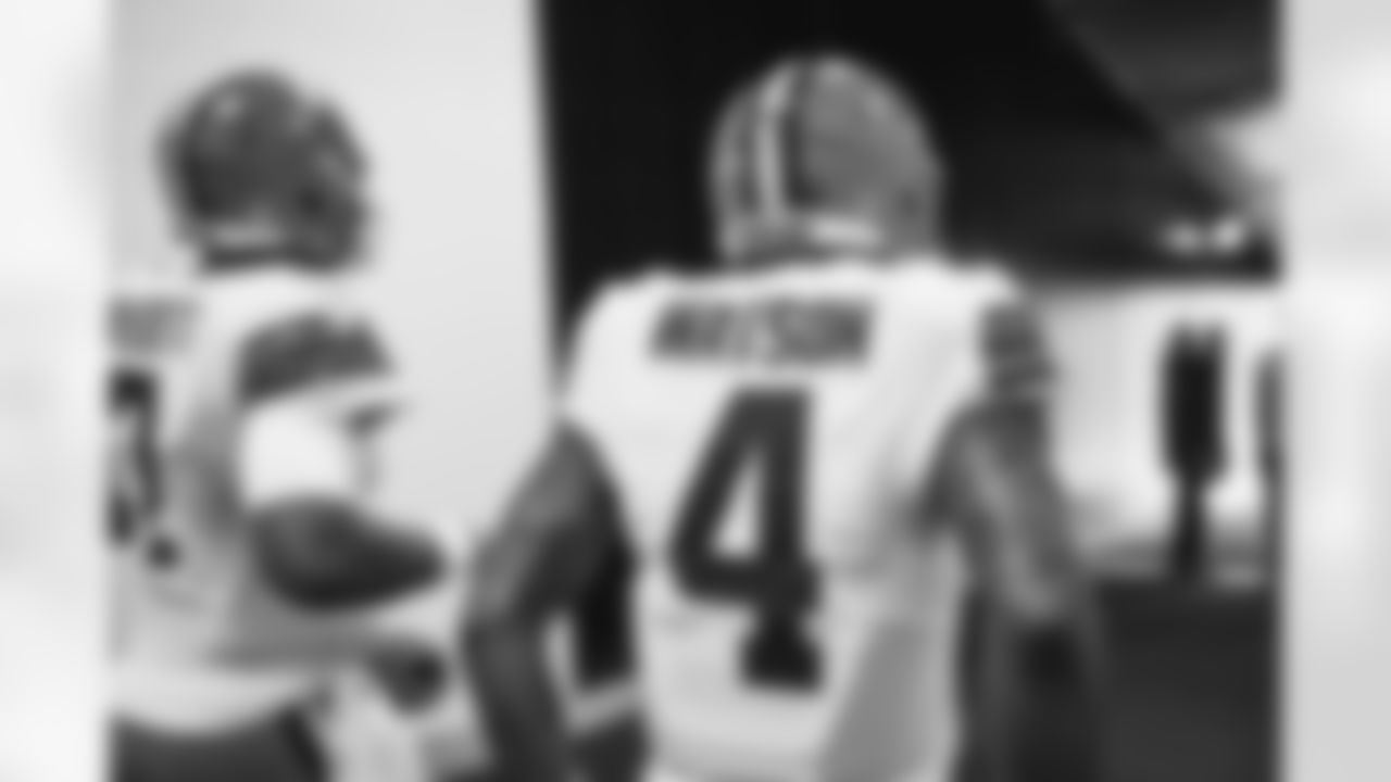 Quarterback Deshaun Watson (4) before a NFL football game between the Cleveland Browns and Pittsburgh Steelers on January 8, 2023 at Acrisure Stadium.