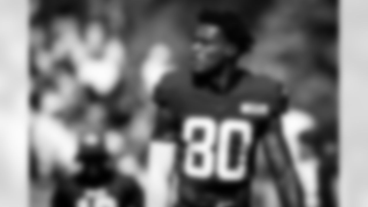 Wide receiver Austin Watkins Jr. (80) during Day 14 of Training Camp at CrossCountry Mortgage Campus on August 20, 2023.