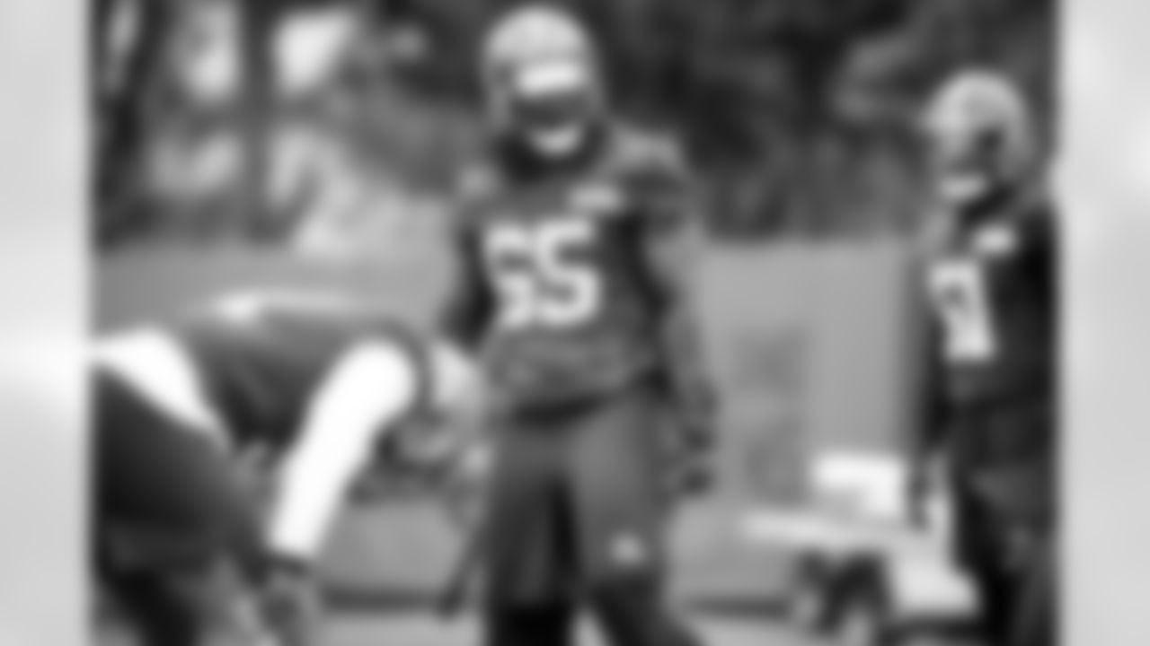 Defensive tackle Larry Ogunjobi (65) during practice on October 14, 2020