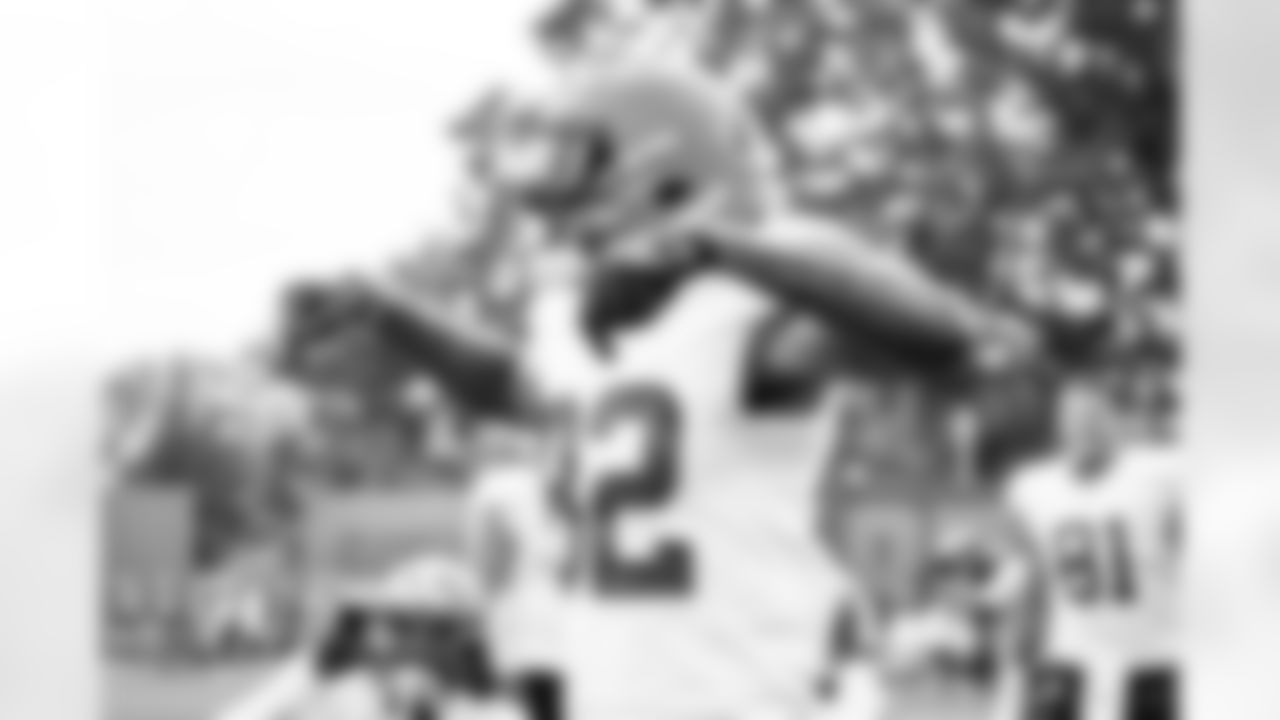 Wide receiver Rashard Higgins (82) during the first day of joint practices with the New York Giants on August 19, 2021.