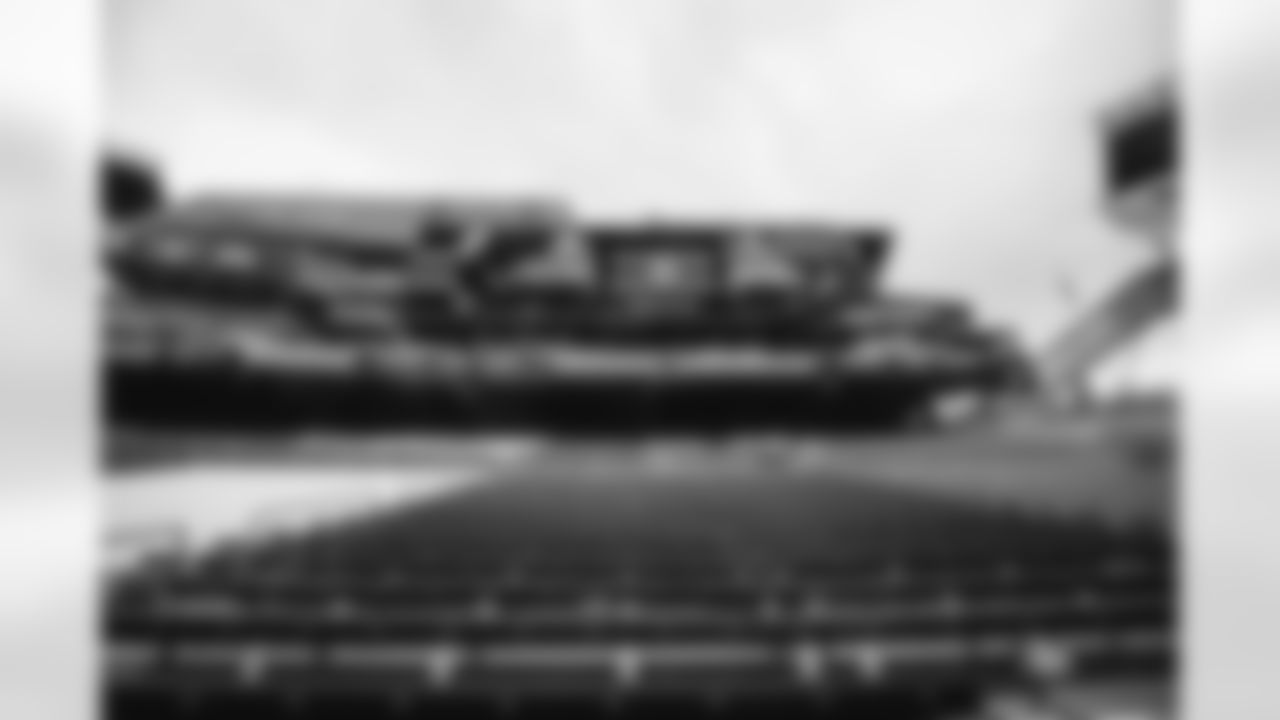 The stadium before a NFL football game between the Pittsburgh Steelers and Cleveland Browns on September 22, 2022 at FirstEnergy Stadium.