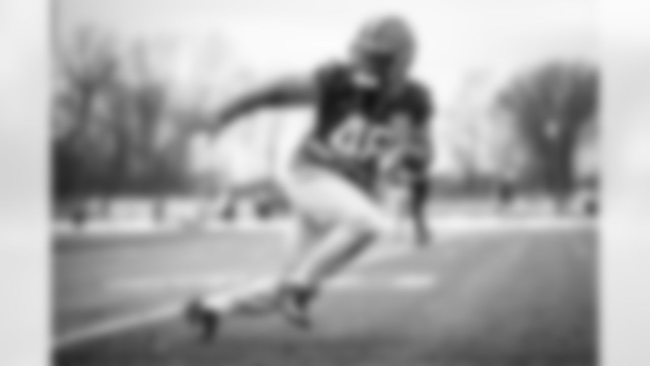 Safety Mike Brown (48) during practice at CrossCountry Mortgage Campus on December 29, 2022.