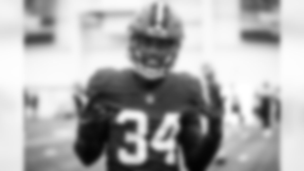 Cornerback Robert Jackson (34) during the twelfth day of training camp on August 11, 2021.