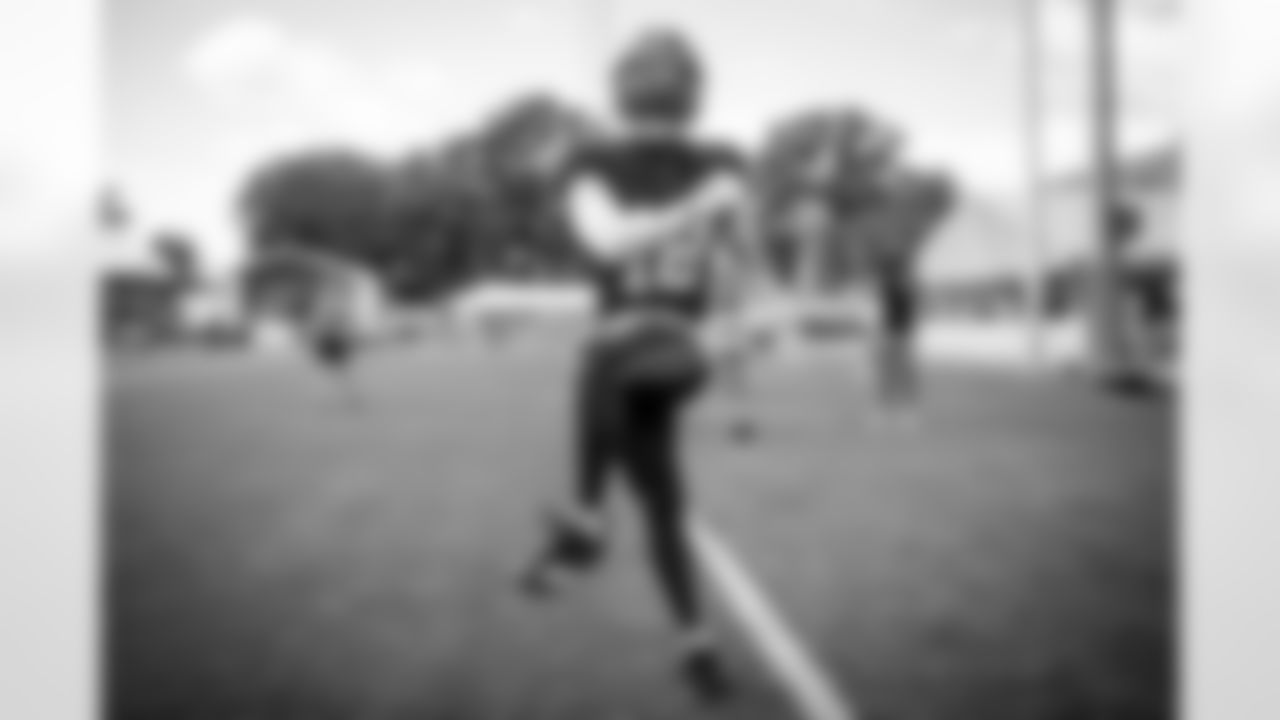 Wide Receiver David Bell (18) during the ninth day of training camp at CrossCountry Mortgage Campus on August 6, 2022.