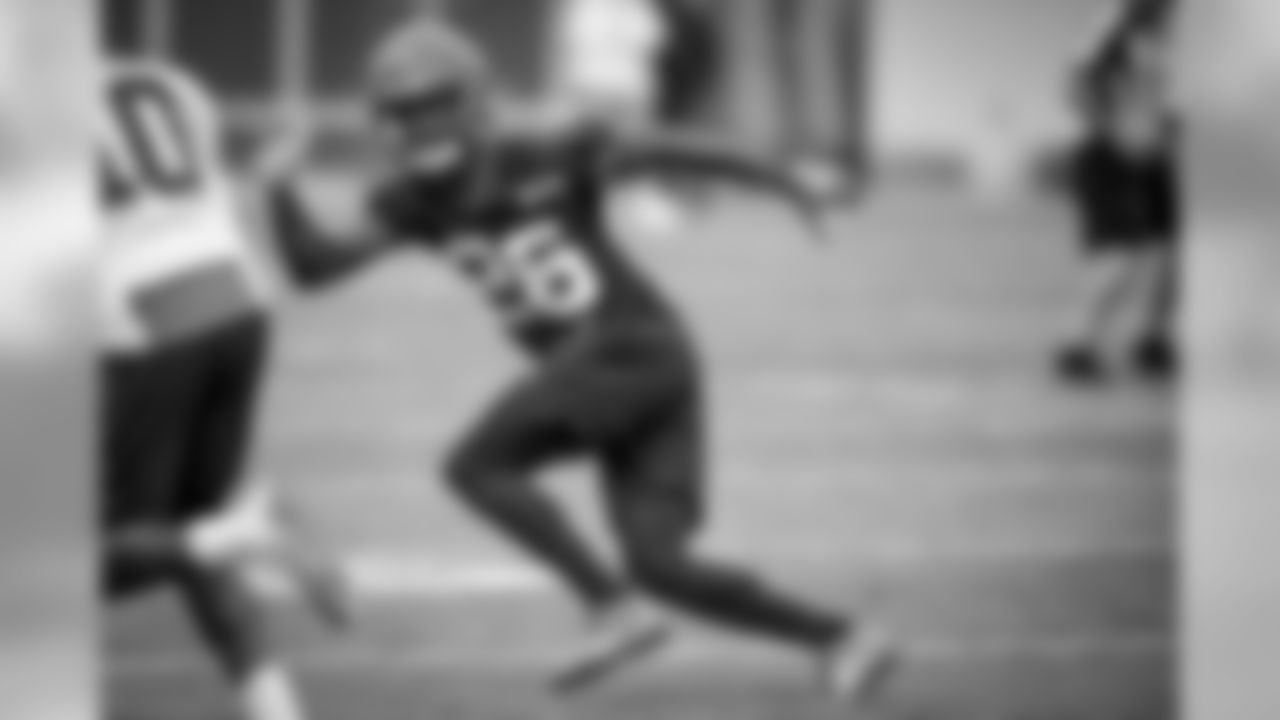 Cornerback Greedy Williams (26) during the first day of minicamp on June 4, 2019.