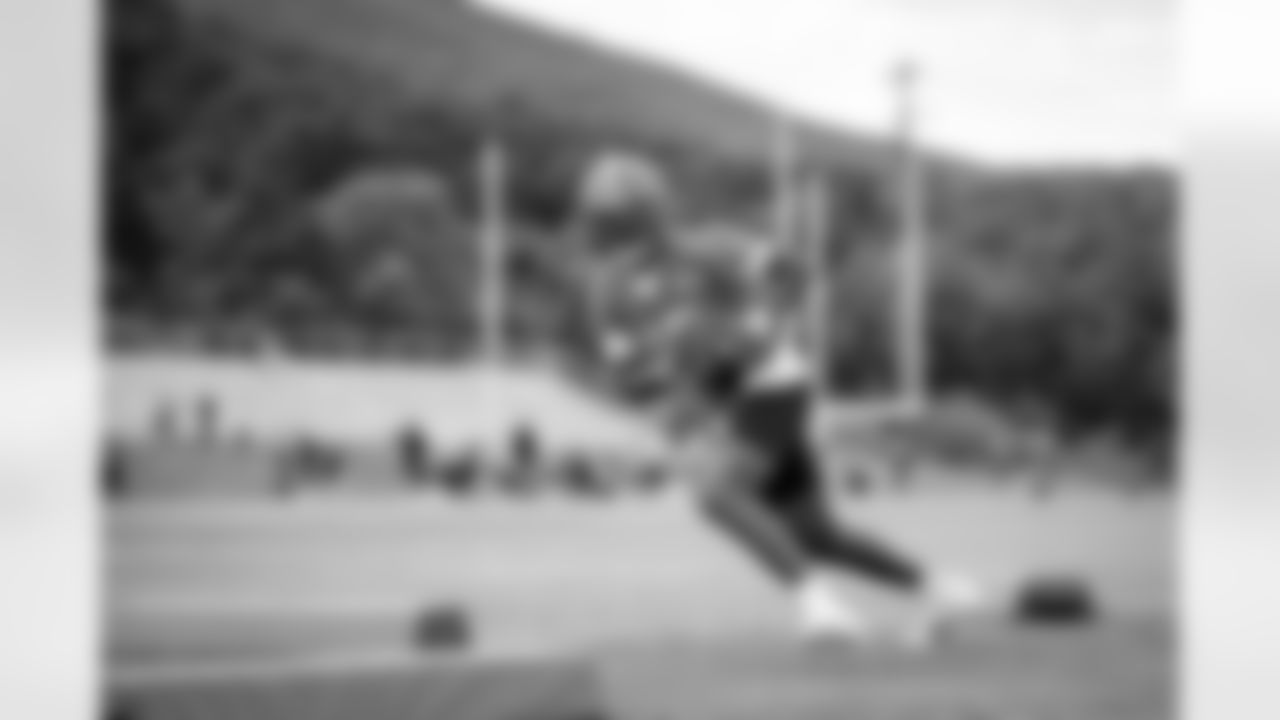 Quarterback Joshua Dobbs (15) during Day 3 of Training Camp at The Greenbrier on July 27, 2023.