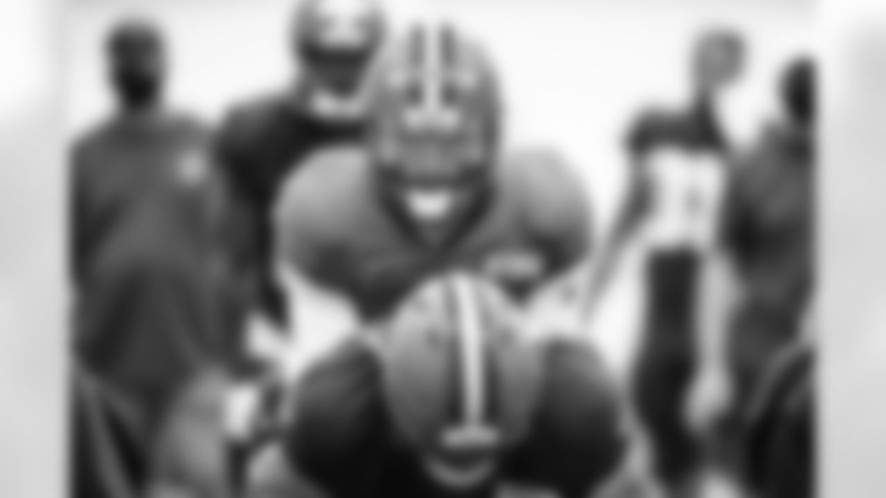 Quarterback Baker Mayfield (6) during practice on August 28, 2020