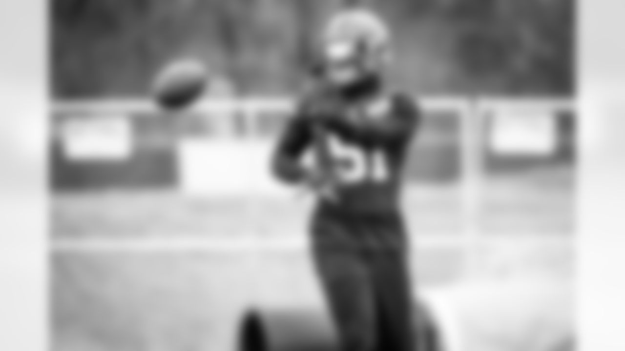 Linebacker Mack Wilson (51) during practice on December 28, 2021.