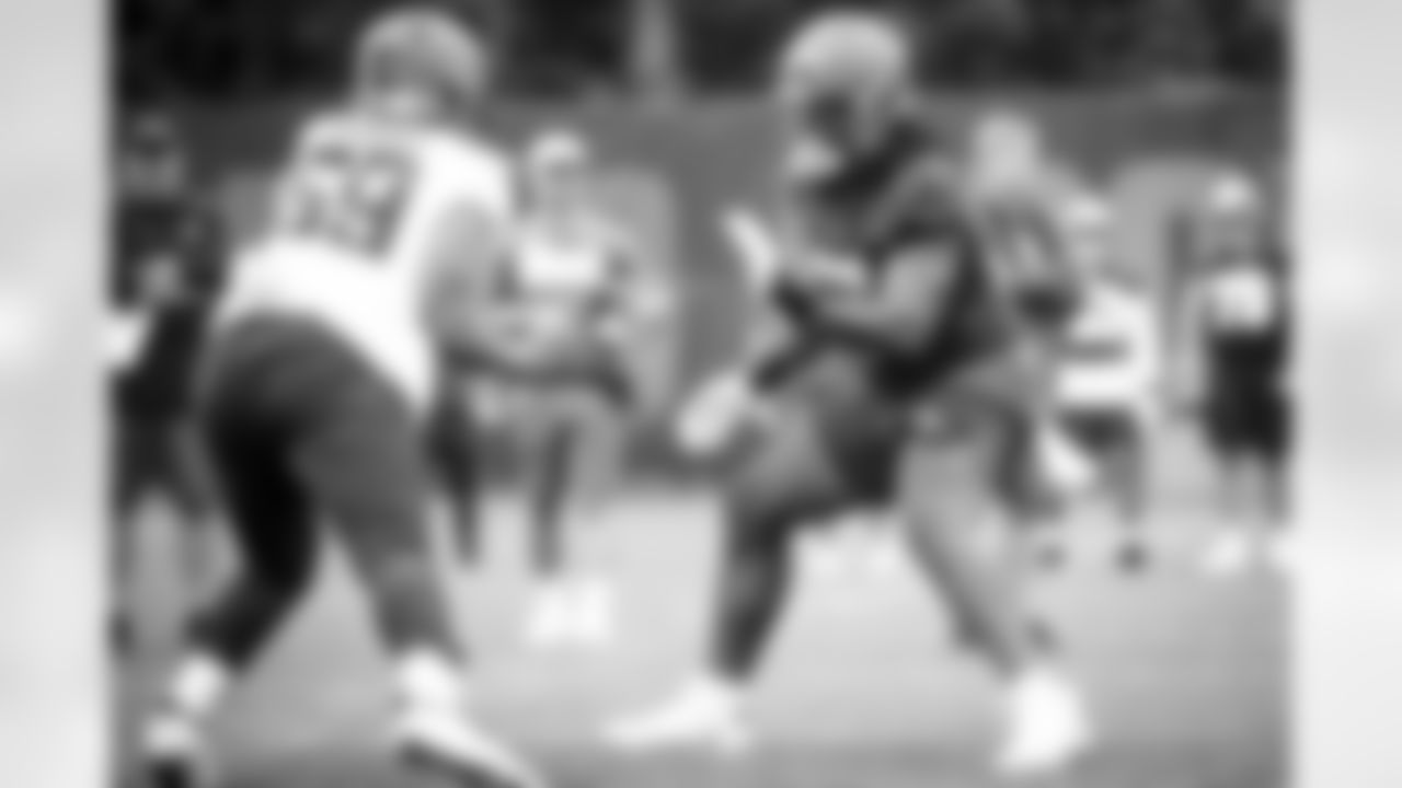 Offensive tackle James Hudson III (66) during the sixth day of phase three on June 3, 2021.