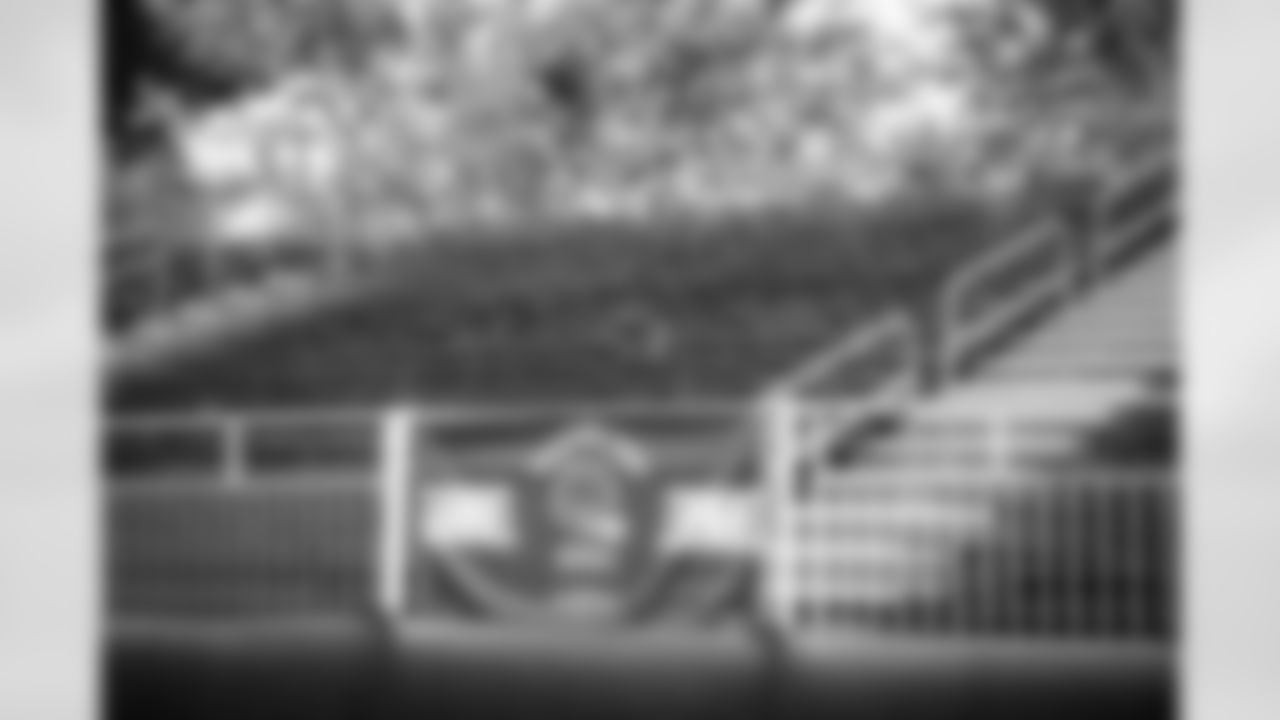 The stands during the first day of training camp on July 28, 2021.