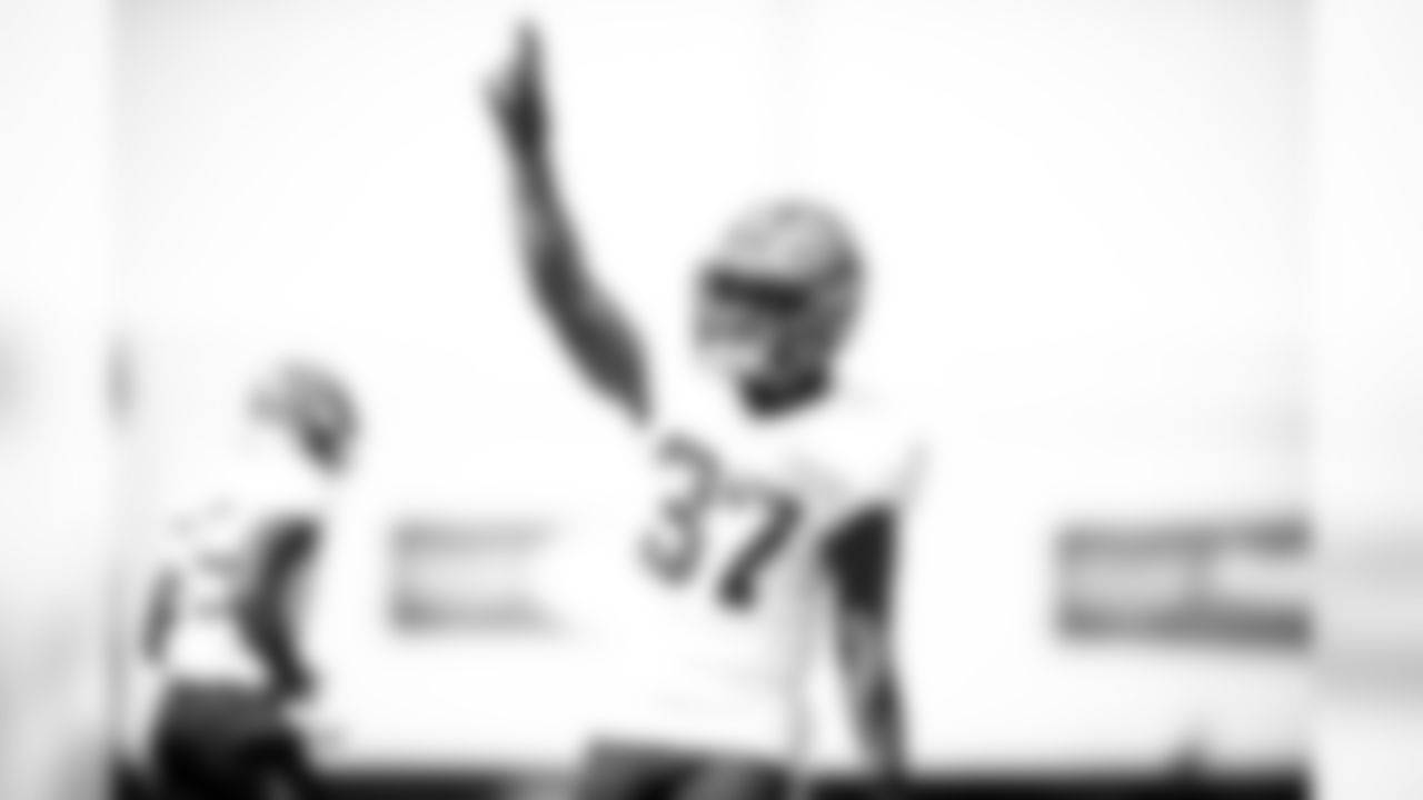Cornerback Donnie Lewis Jr. (37) during practice on August 18, 2020