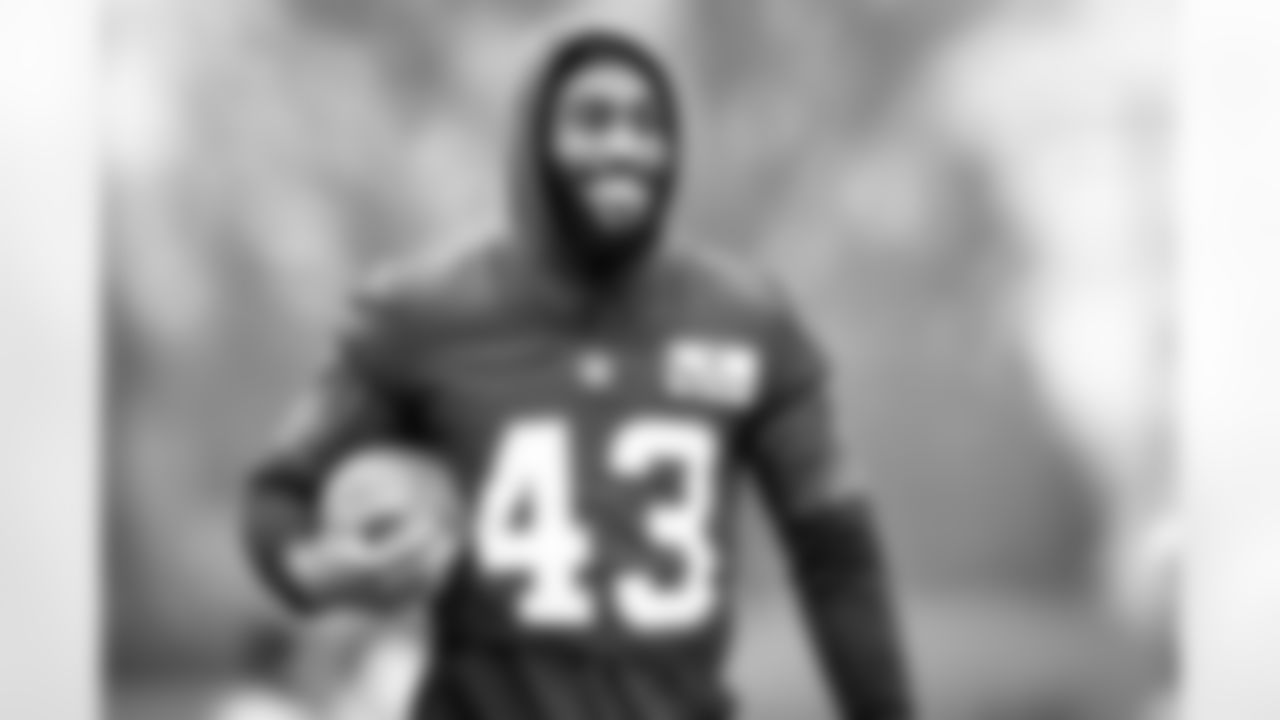 Safety John Johnson III (43) during practice on December 30, 2021.