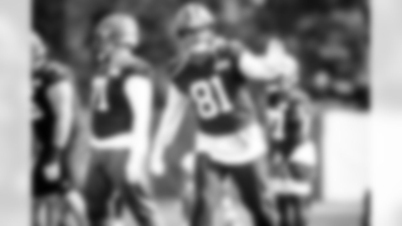 Tight end Austin Hooper (81) during practice on September 15, 2020
