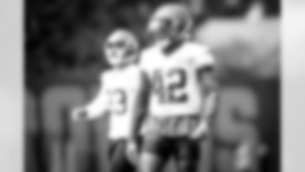 Safety Karl Joseph (42) during practice on September 15, 2020
