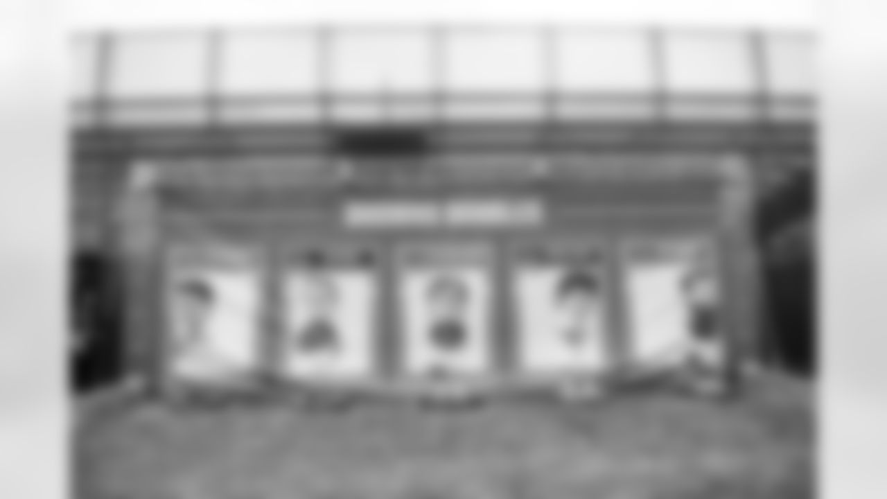 The layout during the third day of training camp on July 30, 2021.