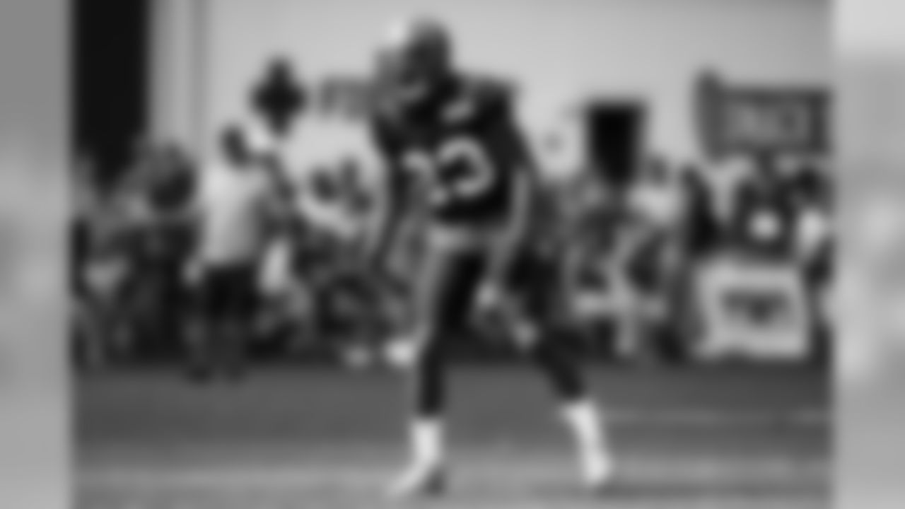 Safety Damarious Randall (23) during the seventeenth day of camp on August 19, 2019.
