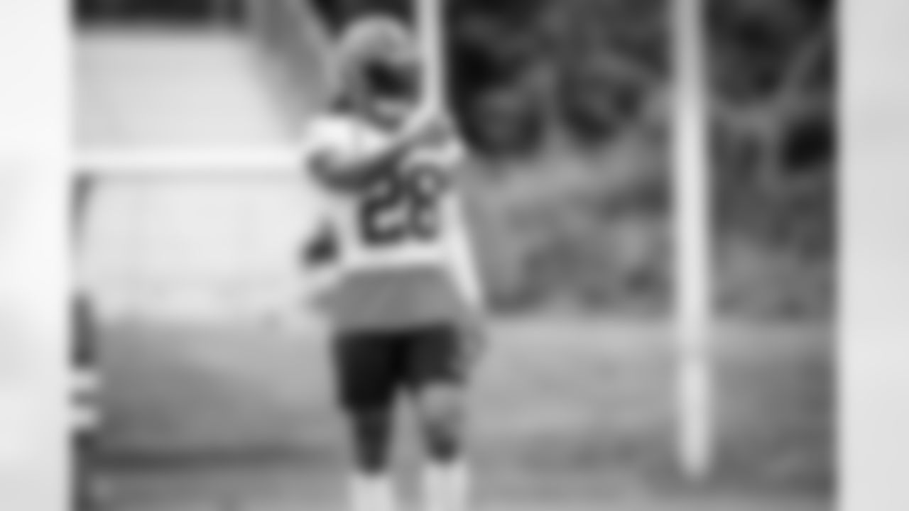 Cornerback Mike Ford Jr. (28) during Day 3 of Training Camp at The Greenbrier on July 27, 2023.