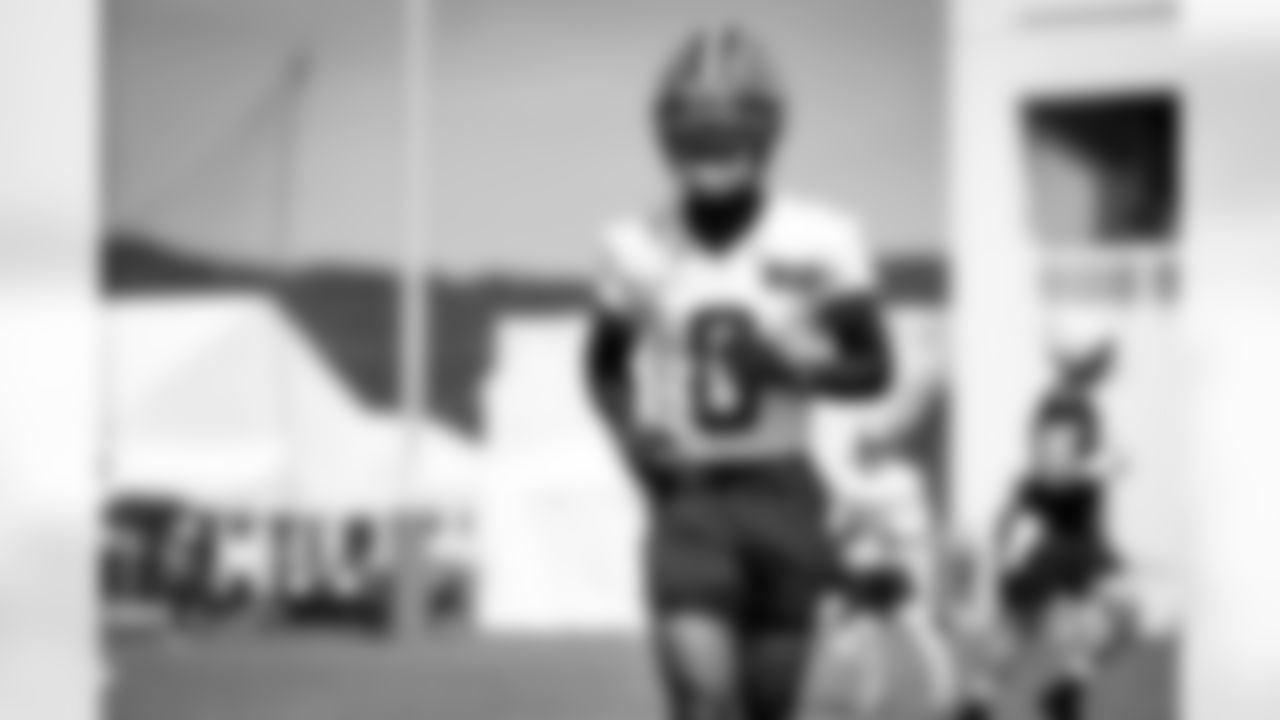 Cornerback Greg Newsome II (0) during Phase II Fieldwork at The Greenbrier on July 23, 2023.