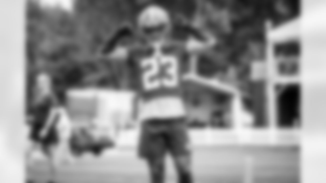 Cornerback Troy Hill (23) during the fifteenth day of training camp on August 18, 2021.