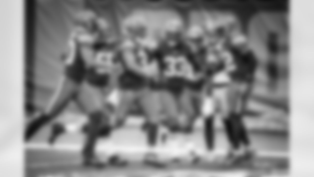 The defense during a NFL football game between the Pittsburgh Steelers and Cleveland Browns on January 3, 2021 at FirstEnergy Stadium. The Browns won 24 -22.