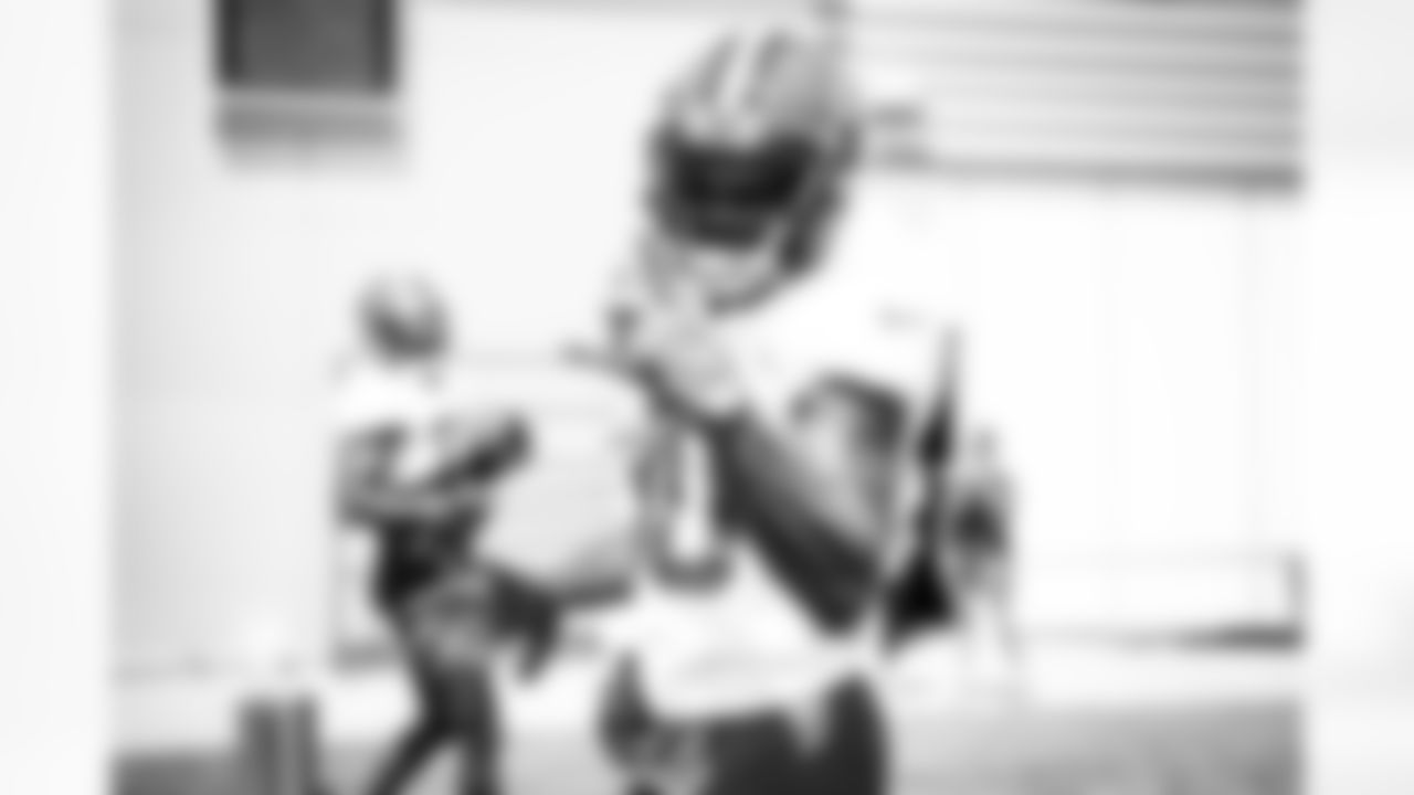 Wide receiver Jarvis Landry (80) during the seventh day of training camp on August 4, 2021.
