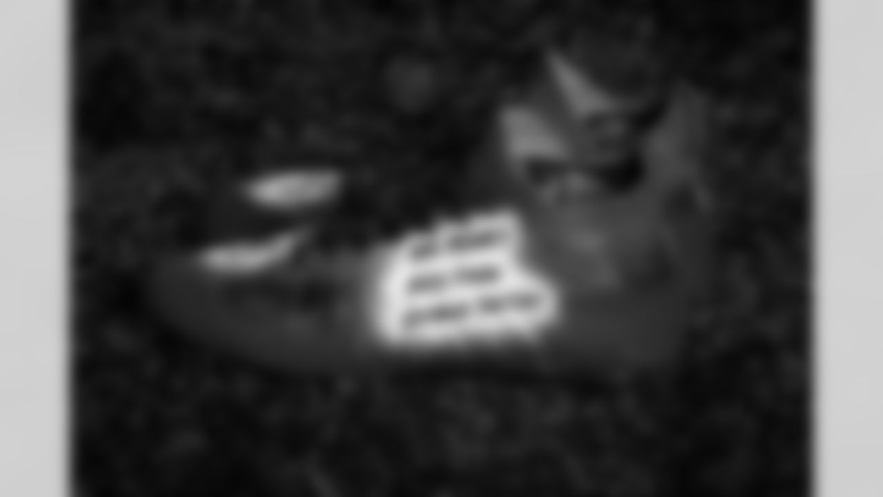 2022 My Cause My Cleats Photoshoot - Linebacker Sione Takitaki (44) - American Cancer Society